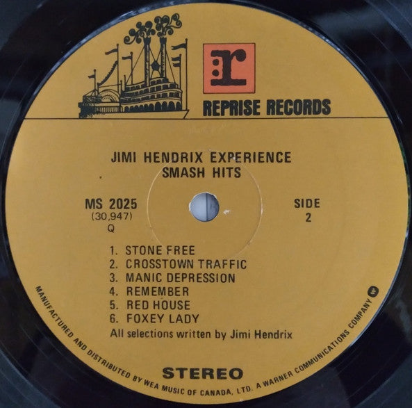 Jimi Hendrix Experience* : Smash Hits (LP, Comp, RE)