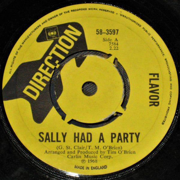 Flavor (4) : Sally Had A Party (7")