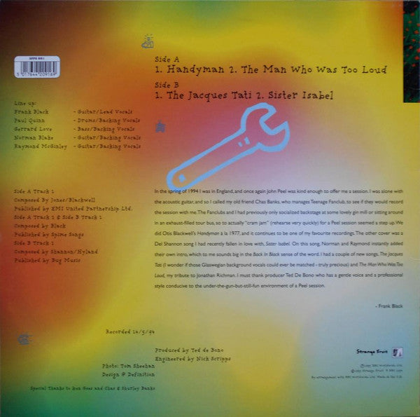 Frank Black & Teenage Fanclub : The John Peel Session (12", EP)