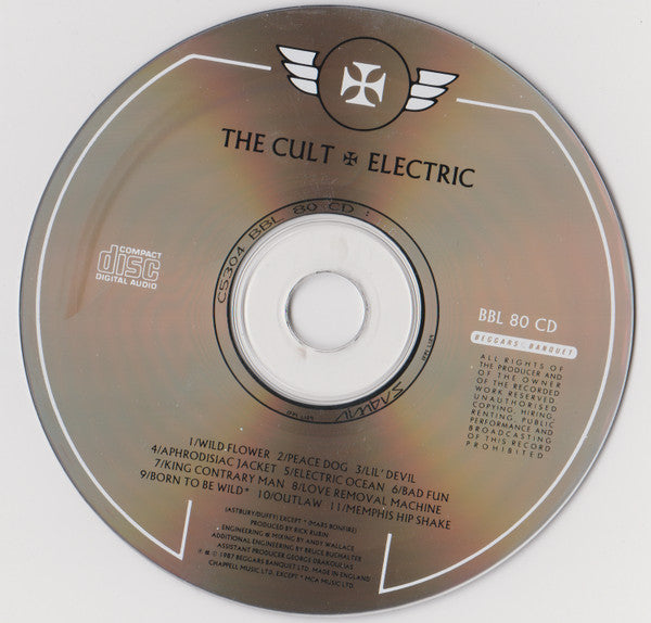 The Cult : Electric (CD, Album, RE, RM, S/Edition)