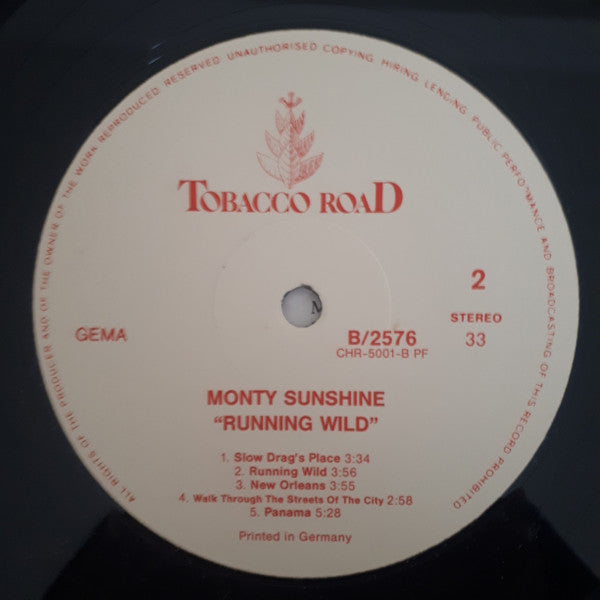 Monty Sunshine : Running Wild (LP, Album)
