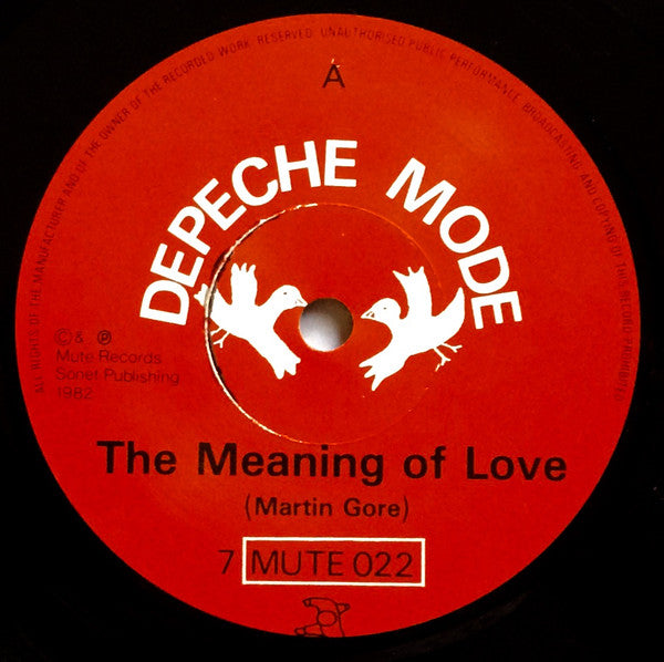 Depeche Mode : The Meaning Of Love (7", Single)