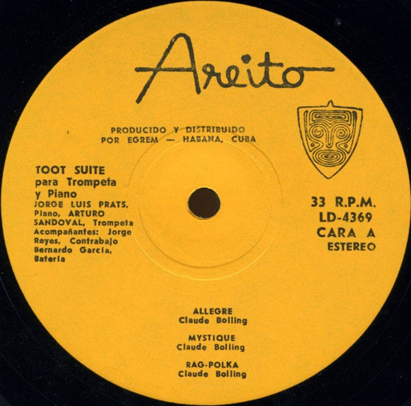 Jorge Luis Prats, Arturo Sandoval : Toot Suite (LP, Ora)