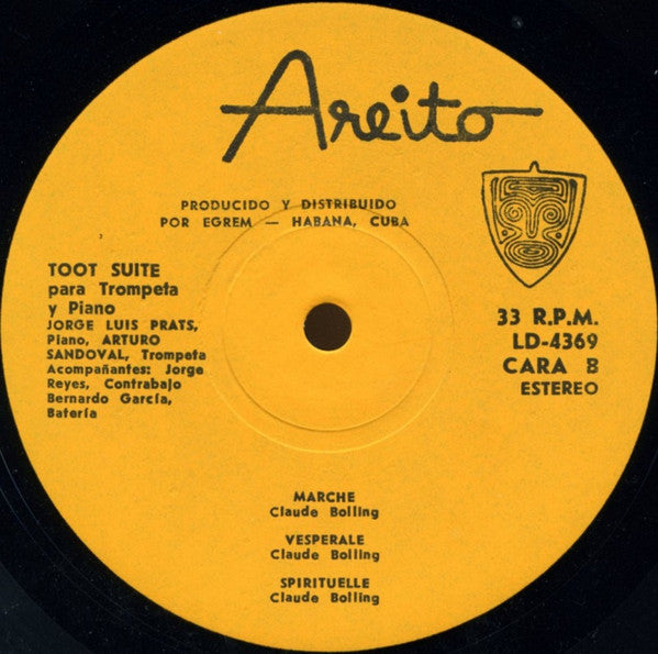 Jorge Luis Prats, Arturo Sandoval : Toot Suite (LP, Ora)