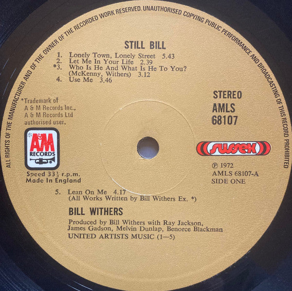 Bill Withers : Still Bill (LP, Album)