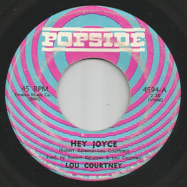 Lou Courtney : Hey Joyce  (7", Single)