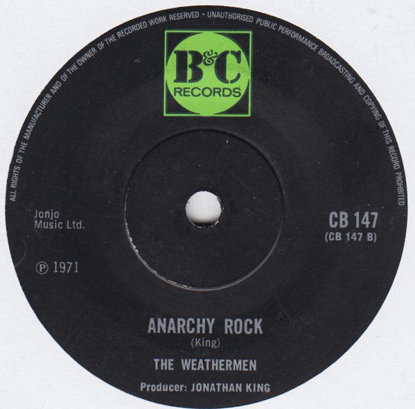 The Weathermen* : Honey Bee (Keep On Stinging Me) (7", Single, Sol)