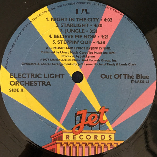 Electric Light Orchestra : Out Of The Blue (2xLP, Album, Kee)