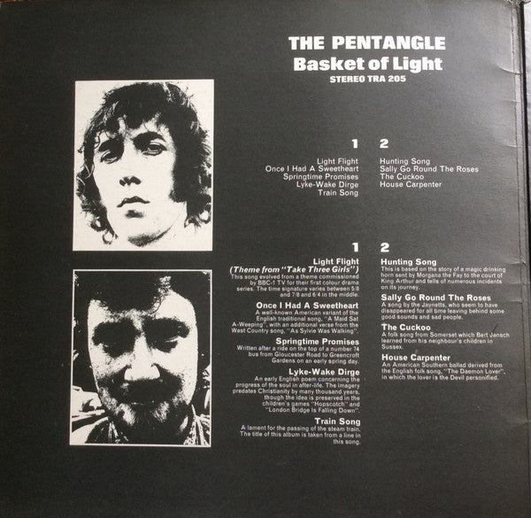 The Pentangle* : Basket of Light (LP, Album, Gat)