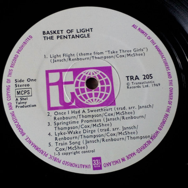 The Pentangle* : Basket of Light (LP, Album, Gat)
