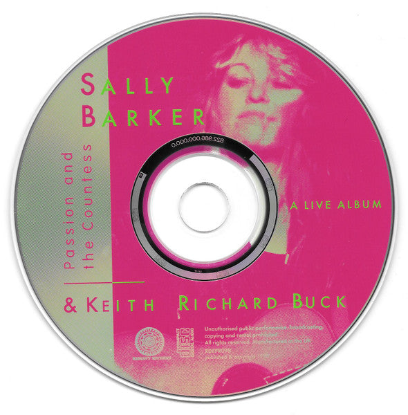 Sally Barker & Keith Buck : Passion And The Countess (CD, Album)