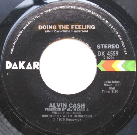 Alvin Cash : Doing The Feeling / Ali Shuffle (7")