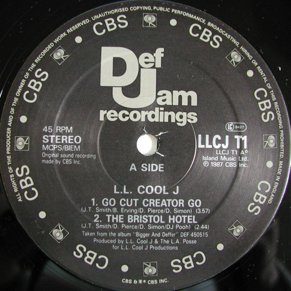 L.L. Cool J* : Go Cut Creator Go (12")