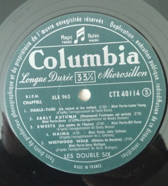 Les Double Six : Les Double Six (LP, Album, Mono, RE)