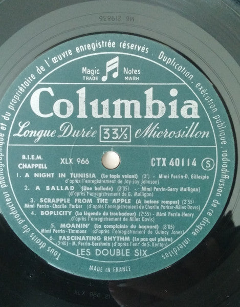Les Double Six : Les Double Six (LP, Album, Mono, RE)