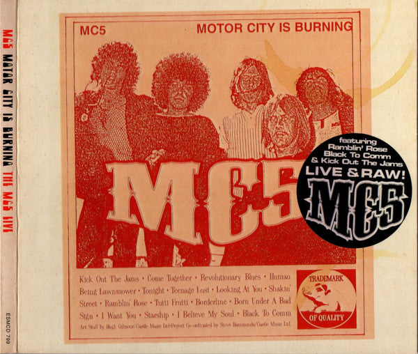 MC5 : Motor City Is Burning (CD, Comp, Dig)