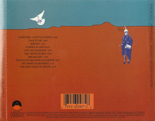 Joni Mitchell : Don Juan's Reckless Daughter (HDCD, Album, RE, RM)