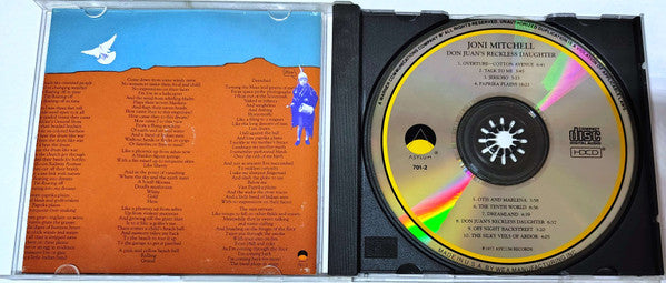 Joni Mitchell : Don Juan's Reckless Daughter (HDCD, Album, RE, RM)