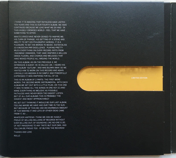 Faithless : No Roots (CD, Album, Copy Prot., Enh, Ltd)