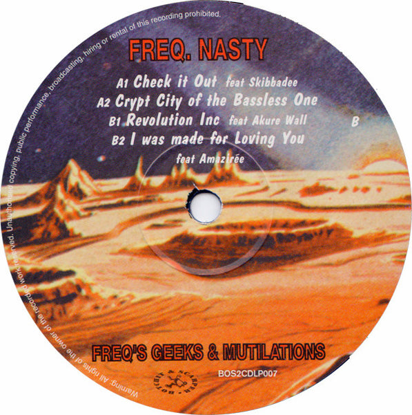 Freq. Nasty* : Freq's Geeks & Mutilations (3x12", Album)