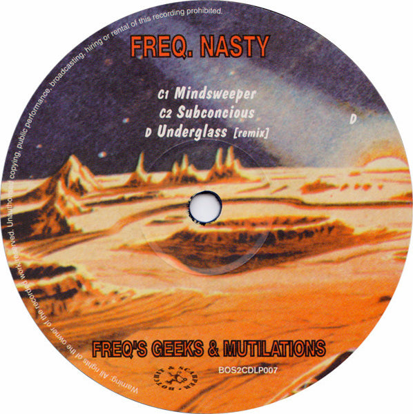 Freq. Nasty* : Freq's Geeks & Mutilations (3x12", Album)