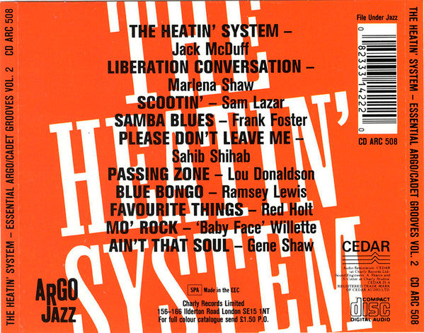 Various : The Heatin' System - Essential Argo/Cadet Grooves Vol. 2 (CD, Comp)