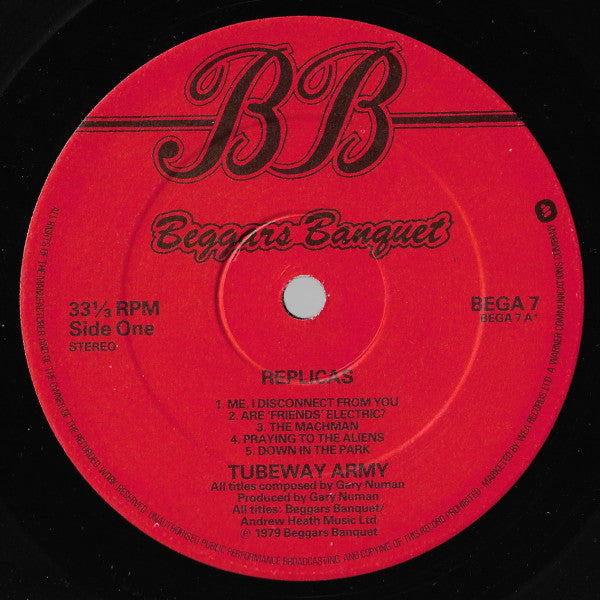 Tubeway Army : Replicas (LP, Album, All)