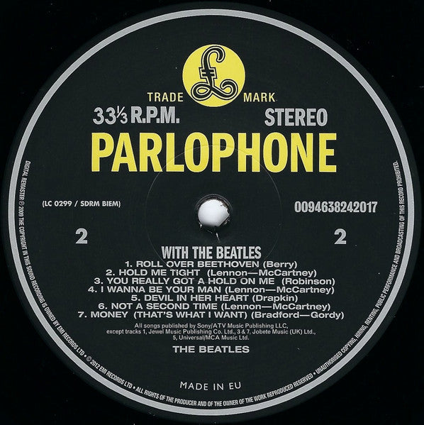 The Beatles : With The Beatles (LP, Album, RE, RM, 180)