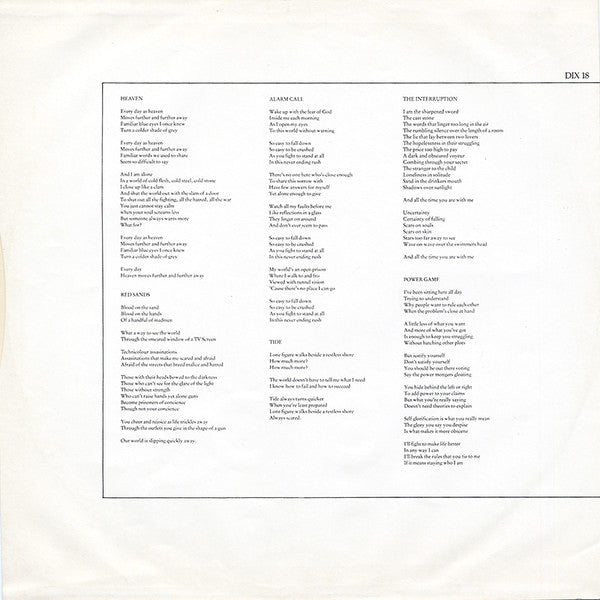 Anne Clark : Pressure Points (LP, Album)