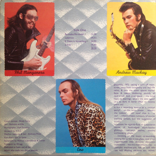Roxy Music : Roxy Music (LP, Album, Ger)