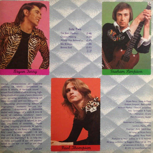 Roxy Music : Roxy Music (LP, Album, Ger)