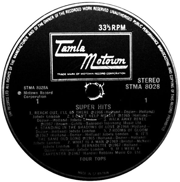 Four Tops : Super Hits (LP, Comp)