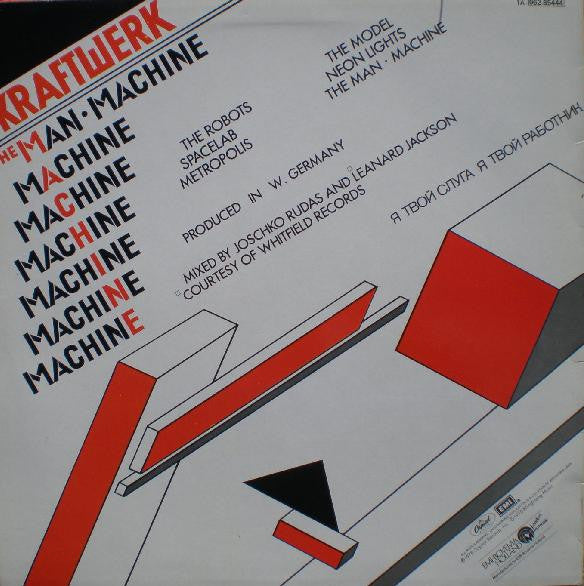 Kraftwerk : The Man • Machine (LP, Album, RE)