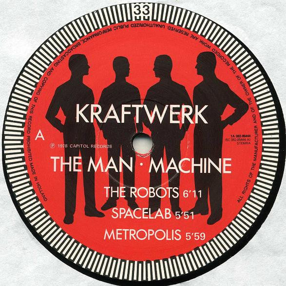 Kraftwerk : The Man • Machine (LP, Album, RE)