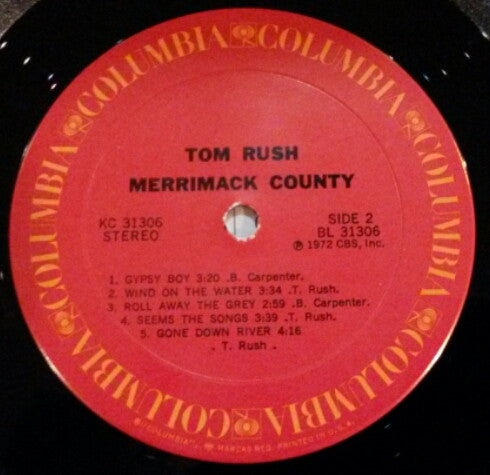 Tom Rush : Merrimack County (LP, Album, Pit)