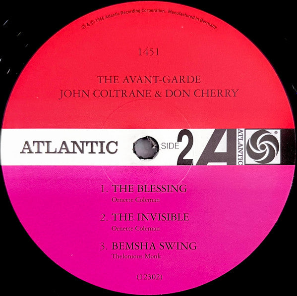 John Coltrane & Don Cherry : The Avant-Garde (LP, Mono, RE, 180)