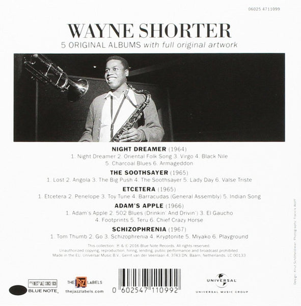 Wayne Shorter : 5 Original Albums (5xCD, Album, RE + Box, Comp)
