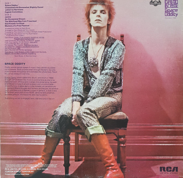 David Bowie : Space Oddity (LP, Album, RE)
