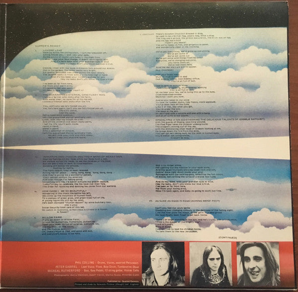 Genesis : Foxtrot (LP, Album, RE, Blu)