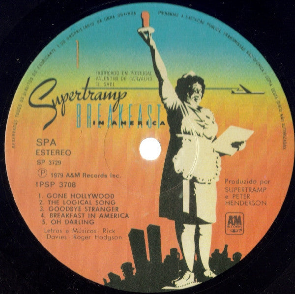 Supertramp : Breakfast In America (LP, Album)