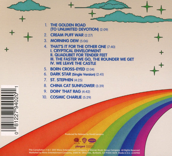Grateful Dead* : Smiling On A Cloudy Day (HDCD, Album, Comp)
