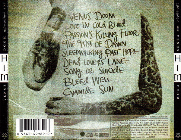 HIM (2) : Venus Doom (CD, Album)