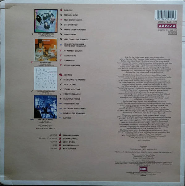 The Undertones Featuring Feargal Sharkey : Cher O'Bowlies - The Pick Of The Undertones (LP, Comp, RE)