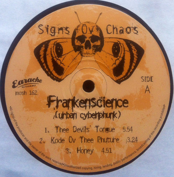 Signs Of Chaos : Frankenscience (Urban Cyberphunk) (2x12", Album)