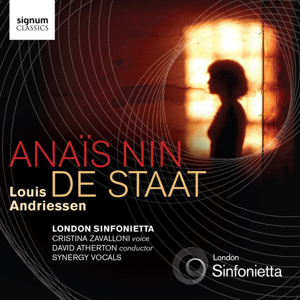 Louis Andriessen, London Sinfonietta, Cristina Zavalloni, David Atherton (2), Synergy Vocals : Anaïs Nin / De Staat (CD, Album)