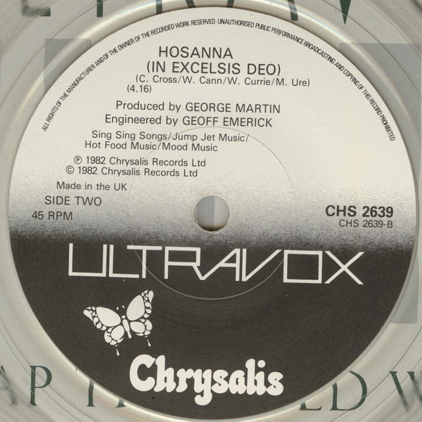 Ultravox : Reap The Wild Wind (7", Single, Cle)