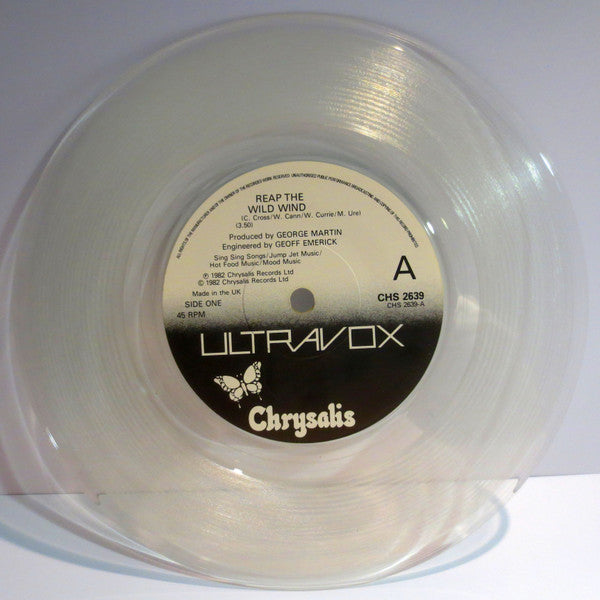 Ultravox : Reap The Wild Wind (7", Single, Cle)