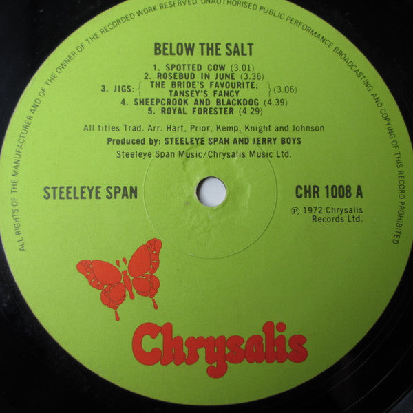 Steeleye Span : Below The Salt (LP, Album, RP, Gat)