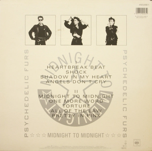 Psychedelic Furs* : Midnight To Midnight (LP, Album)