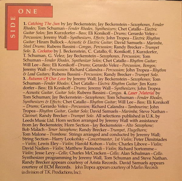 Spyro Gyra : Catching The Sun (LP, Album, Gat)